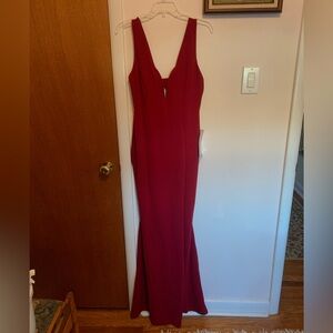 Burgundy Red Prom Dress